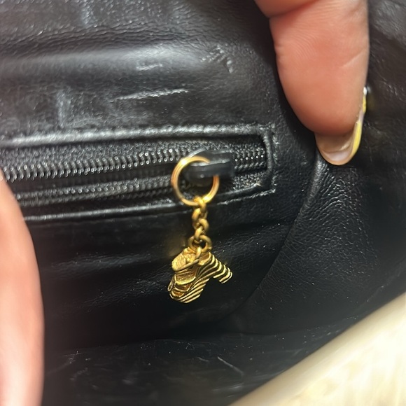 Vintage Salvatore Ferragamo Leather Wallet Made In Italy Italian - Picture 9 of 12